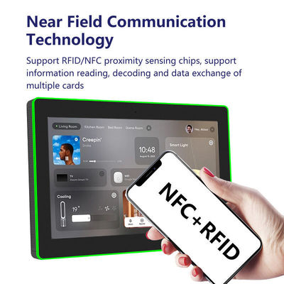 15.6 بوصة RK3566 NFC POE الكمبيوتر اللوحي الكهربائي الحائط المثبت اجتماع جهاز لوحة أندرويد مع الضوء LED