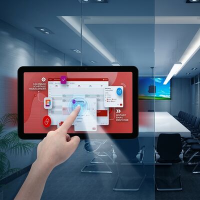 15.6 بوصة RK3566 لوح غرفة المؤتمرات مع POE الطاقة ودعم NFC