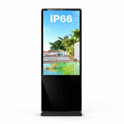 شاشة إعلانات LCD عمودية ضخمة 86 بوصة للصالات الداخلية