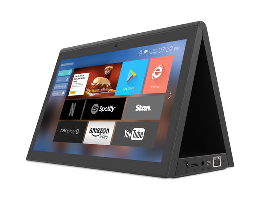 10جهاز لوحة الطلب للمطاعم ذو الشاشة المزدوجة من 1 بوصة مع HD 1280x800 دقة معالج RK3288 ونظام التشغيل Android