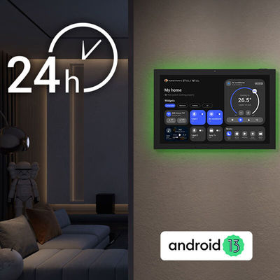 جهاز لوحي مثبت على الحائط متوافق مع RK3588 PoE مقاس 15.6 بوصة لأتمتة المنزل الذكي مع نظام Android 13