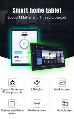 9.7 بوصة RK3399 PoE Power Smart Tablet مع شاشة IPS لتحكم المنزل الذكي