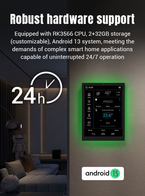 9.7 بوصة RK3399 POE قوة الأجهزة اللوحية الذكية الحل المثالي لسيطرة المنزل الذكي