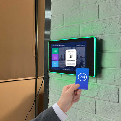 10غرفة مؤتمرات 1 بوصة جهاز لوحة أندرويد RK3399 NFC POE غرفة الاجتماعات المجدول جهاز كمبيوتر كمبيوتر لوحة مع ضوء LED