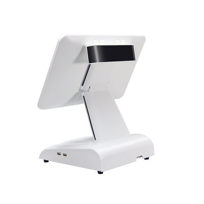 15 بوصة N2840 جهاز POS المكتبية مطعم POS المحطة 2 + 32GB كل في نظام POS واحد مع عرض العملاء