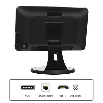 15.6 بوصة شاشة تعمل باللمس سطح المكتب POS محطة N2840 2+32GB سجل النقدية بالتجزئة مع الماسح الضوئي
