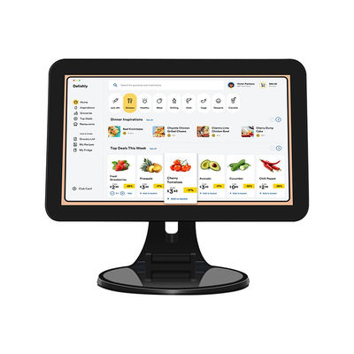 15.6 بوصة شاشة تعمل باللمس سطح المكتب POS محطة N2840 2+32GB سجل النقدية بالتجزئة مع الماسح الضوئي