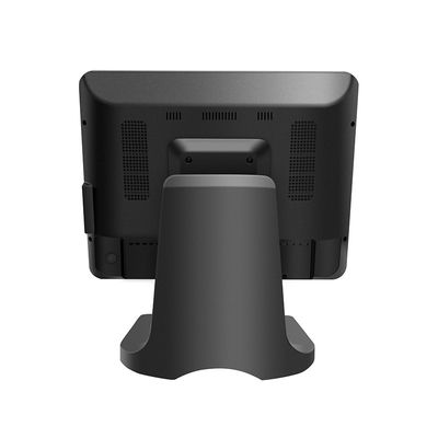 نظام تسجيل النقدية في مطعم السوبر ماركت مقاس 15.6 بوصة Win10 مع شاشة واحدة لطرفية نقاط البيع وشاشة لمس سعوية