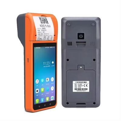 5.5 " أنظمة أندرويد POS المحمولة كاش كريستير آلة الشاشة اللمسية محطة POS المحمولة واي فاي USB NFC الدفع للتجزئة الأزرق