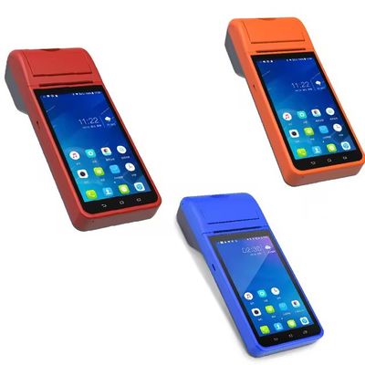 نظام تشغيل أندرويد 8.1، نظام نقاط بيع بشاشة 5.5 بوصة، يدعم تقنية NFC، ماكينة نقاط بيع محمولة مع طابعة فواتير حرارية 58 مم
