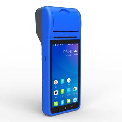 نظام تشغيل أندرويد 8.1، نظام نقاط بيع بشاشة 5.5 بوصة، يدعم تقنية NFC، ماكينة نقاط بيع محمولة مع طابعة فواتير حرارية 58 مم