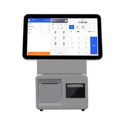 i3/i5/i7 وحدة المعالجة المركزية 15.6 بوصة 11.6 بوصة رقمية شاشة مزدوجة محطة POS Win7/10 نظام POS مطعم Android مع وظيفة SDK