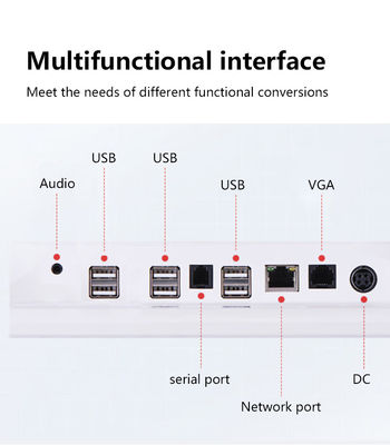 جهاز نقاط بيع بشاشة لمس مقاس 15.1/15.6 بوصة للمتاجر والمطاعم، يدعم الدفع عبر تقنية NFC، وسجل نقدي