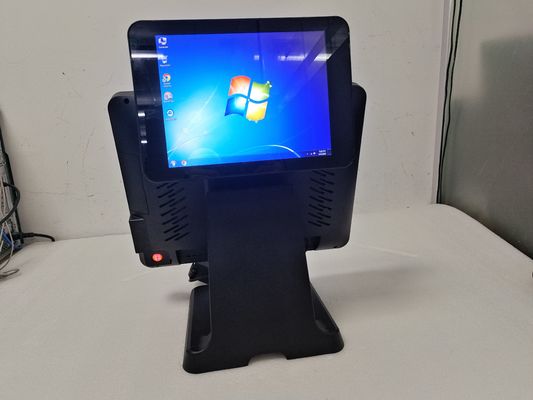 طابعة تحويل الحرارة وشاشة العملاء للدفع النقدي الخالي من المتاعب في نظام POS في مراكز التسوق