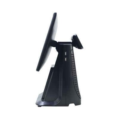 أداء عالي 15.6 "I3 معالج الشاشة اللمسية POS كل في واحد سوبر ماركت البيع بالتجزئة آلة POS مع عرض العملاء