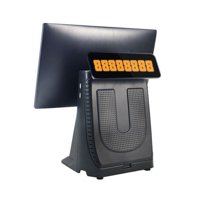 أداء عالي 15.6 "I3 معالج الشاشة اللمسية POS كل في واحد سوبر ماركت البيع بالتجزئة آلة POS مع عرض العملاء