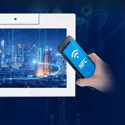 جهاز لوحي أندرويد بشاشة 10.1 بوصة على شكل حرف L، مزود بخاصية الواي فاي وNFC، وشاشة لمس، ومعالج رباعي النواة، ومكتب ذكي، وكشك للخدمة الذاتية، واستخدام تجاري