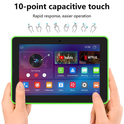 10جهاز لوحة أندرويد ذو حائط 1 بوصة مع RK3566 Quad Core و PoE Powered لنظام حجز غرف الاجتماعات
