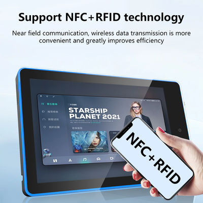 10جهاز لوحة أندرويد ذو حائط 1 بوصة مع RK3566 Quad Core و PoE Powered لنظام حجز غرف الاجتماعات