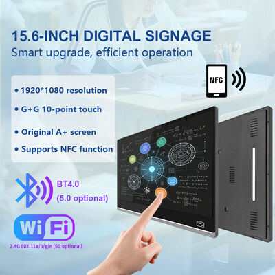 21.5 بوصة FHD Smart Classroom Display مع معالج رباعي النواة RK3568 و 4GB RAM و 64GB تخزين