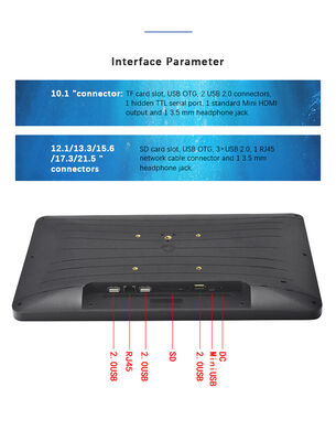 شاشة عرض إعلانية رقمية مثبتة على الحائط مقاس 32 بوصة، جهاز لوحي يعمل بنظام Android، وظيفة POE NFC wifi