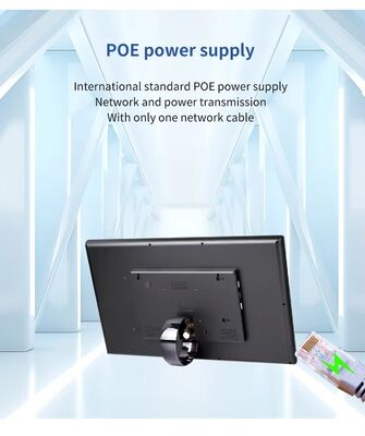 لوحة القوائم الرقمية ذات الحائط 24 بوصة مع منصة Android RK3566 للمطاعم والمقاهي