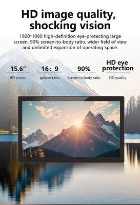 الحائط 15.6 بوصة 1080p IPS ويندوز 10 أوس جهاز كمبيوتر لوحي POE NFC RJ45 Wi-Fi الشاشة اللمسية الأعمال الإعلانية