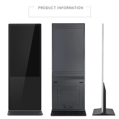 شاشات عرض رقمية قائمة بذاتها مقاس 43 بوصة، شاشات إعلانية LCD، شاشة لمس، كشك ذكي، مشغل ملصقات للتسوق