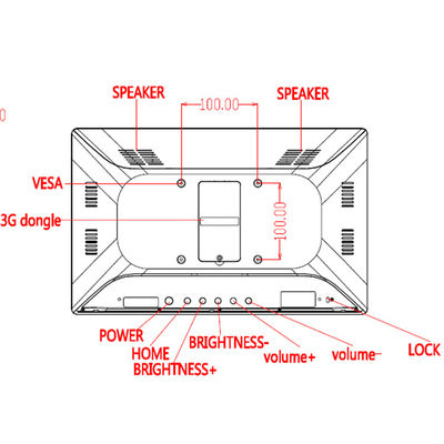 8GB ROM WIFI RJ45 POE 15.6 بوصة كل شيء في شاشة لمسة واحدة الكمبيوتر