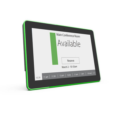 10غرفة مؤتمرات 1 بوصة جهاز لوحة أندرويد RK3399 NFC POE غرفة الاجتماعات المجدول جهاز كمبيوتر كمبيوتر لوحة مع ضوء LED