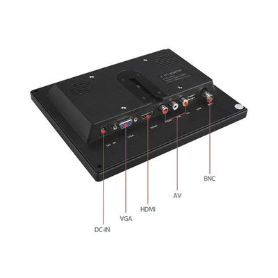 شاشة كاميرات المراقبة LCD 8 بوصة Hopestar مع مدخلات BNC و AV و HDMI و USB