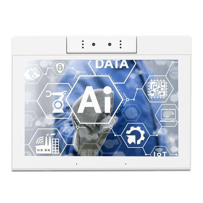 10.1 بوصة RK3566 على شكل L POE NFC أندرويد 11 جهاز كمبيوتر لوحة كمبيوتر لوحة طلب مطعم أبيض مع كاميرا مزدوجة