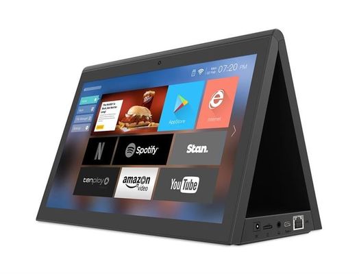 Android Tablet 10 بوصة شاشة مزدوجة POS كل شيء في جهاز كمبيوتر Android 10 واحد