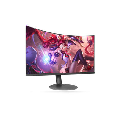 سطح المكتب الأسود 2ms 1080p 60hz شاشة منحنية / شاشات الكمبيوتر LCD