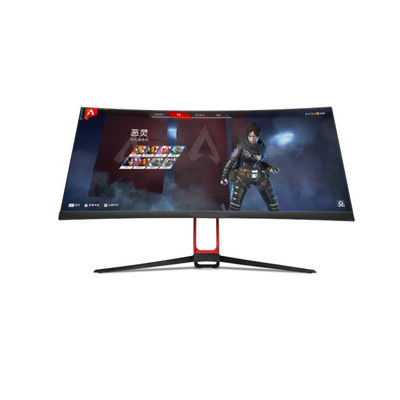 شاشة VESA 30 بوصة Freesync مشهد ألعاب الكمبيوتر المنحني 1920 * 1080 75 هرتز 1ms