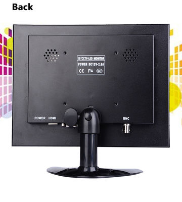 24VDC 10 بوصة شاشة LCD للسيارات 300cd / m2 HDMI USB VGA HD وضوح شاشة LCD
