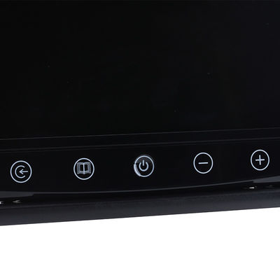 شاشة سيارة LCD عالية الدقة مقاس 9 بوصات مع 4 مداخل فيديو، مثالية للحافلات والشاحنات