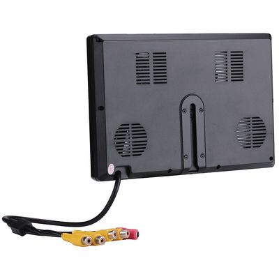 شاشة سيارة LCD عالية الدقة مقاس 9 بوصات مع 4 مداخل فيديو، مثالية للحافلات والشاحنات