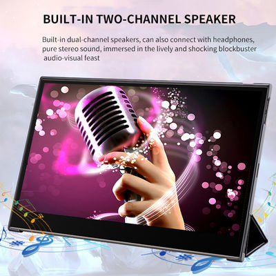 15.6 بوصة شاشة لمسة محمولة تعمل بالبطاريات للعمل والتكامل في النظام