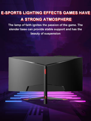 1800R 30 بوصة شاشة منحنية فائقة الوضوح عالية الوضوح 8 بت 2560x1080 بدون إطار