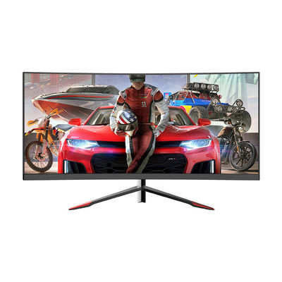 1800R 30 بوصة شاشة منحنية فائقة الوضوح عالية الوضوح 8 بت 2560x1080 بدون إطار