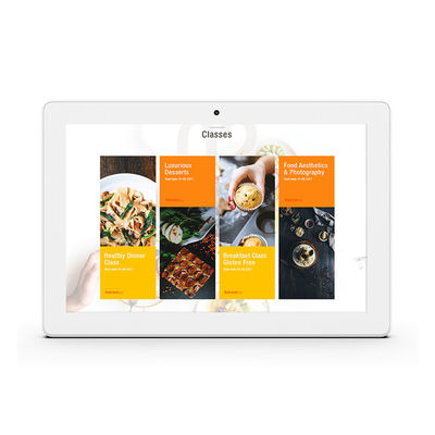 جودة  10 Inch 4G SIM Slot Wall Mount POE Meeting Room PC Android RK3288  USB OTG مصنع