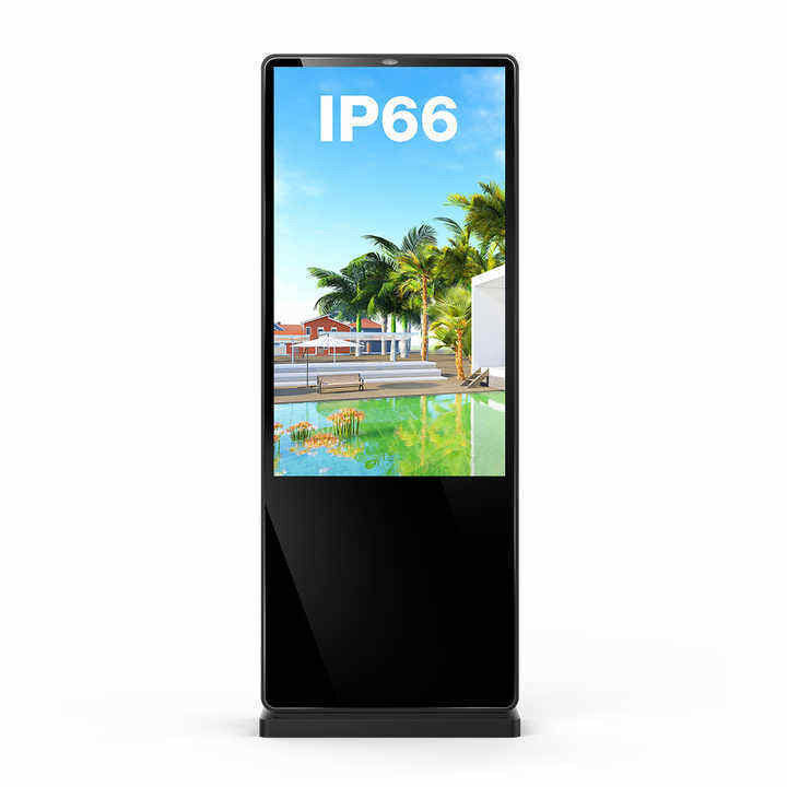 شاشة إعلانات LCD عمودية ضخمة 86 بوصة للصالات الداخلية