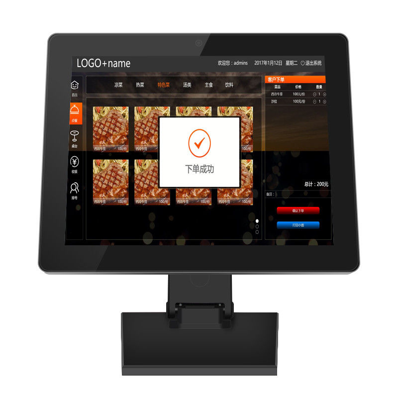 1.6GHz 1GB POS System جهاز كمبيوتر لوحي أندرويد 15 بوصة شاشة لمسة