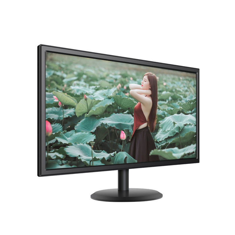 حائط 5ms 75Hz 24 بوصة شاشات الكمبيوتر LED الأسود الأبيض اللون