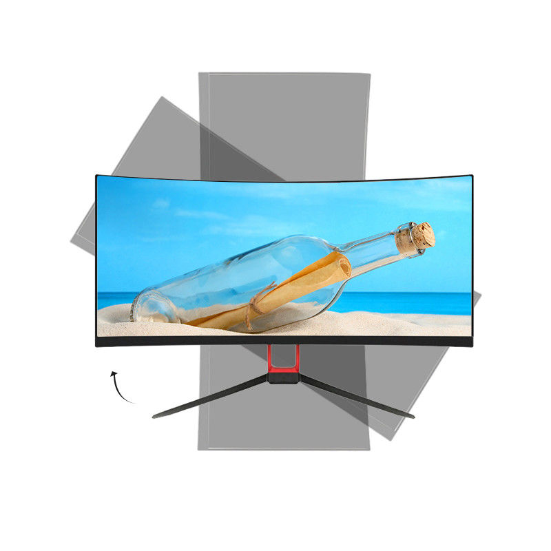 1500R 200hz شاشة كمبيوتر منحنية 30 بوصة / 2K 1ms شاشة ألعاب الكمبيوتر فائقة الواسعة