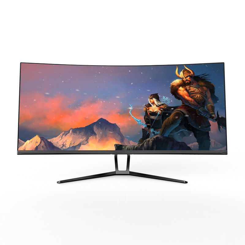شاشة ألعاب منحنية فائقة الواسعة 35 بوصة 4K شهادات CE ROHS