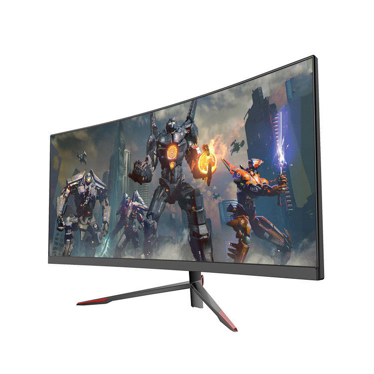 1800R 30 بوصة شاشة منحنية فائقة الوضوح عالية الوضوح 8 بت 2560x1080 بدون إطار