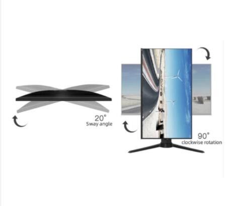 شاشة سطح مكتب ألعاب IPS بدون إطار 1ms مزامنة مجانية 24 بوصة 144Hz شاشة