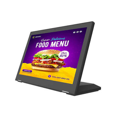 خدمة ذاتية RK3566 جهاز لوحي معالج لطلب المطاعم 13.3 بوصة POE NFC RGB LED Light Bar 5MP كاميرا أندرويد 11